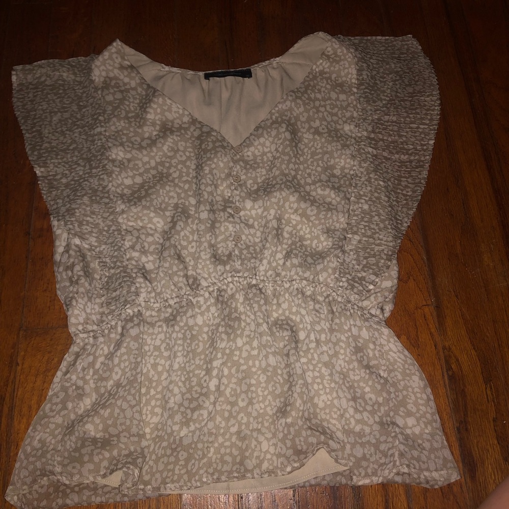 Leopard print blouse